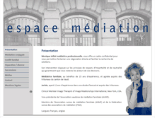 Tablet Screenshot of espace-mediation.ch